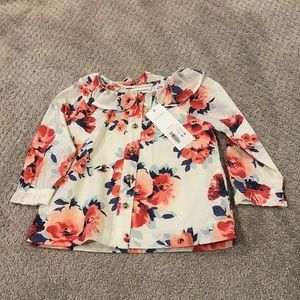 *NWT* Janie and Jack Floral Top